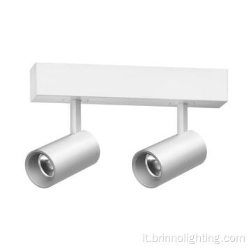 2**6W Luce spot a doppia superficie a doppia testa